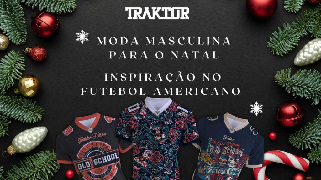 Moda Masculina para o Natal: Inspiração no Futebol&nbsp;Americano