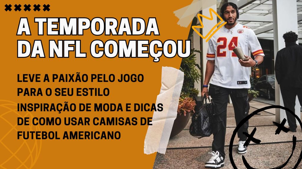 NFL 2025: Como usar camisas de futebol americano no dia a dia com muito&nbsp;estilo